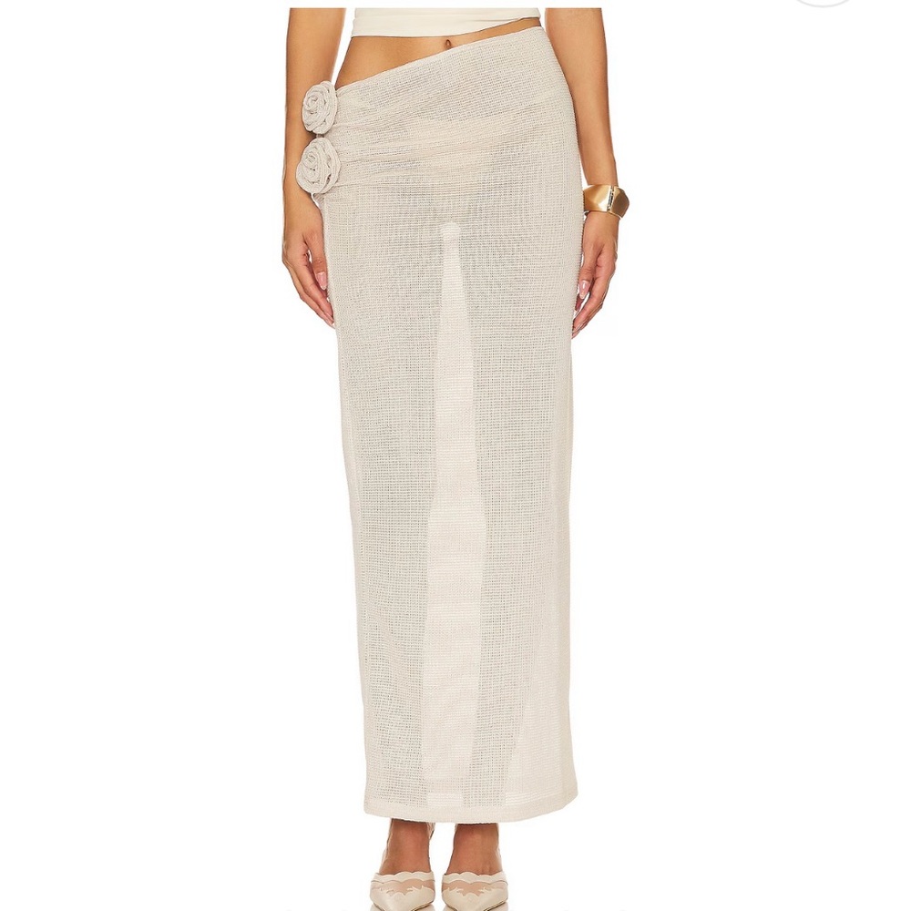 Soul Mate Maxi Skirt in Cream